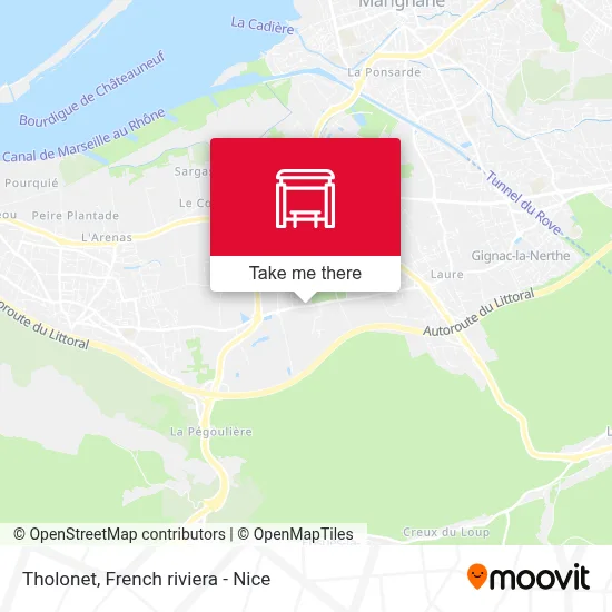 Tholonet map