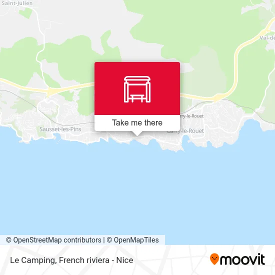 Le Camping map