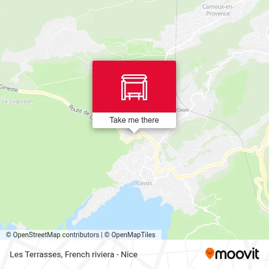 Les Terrasses map