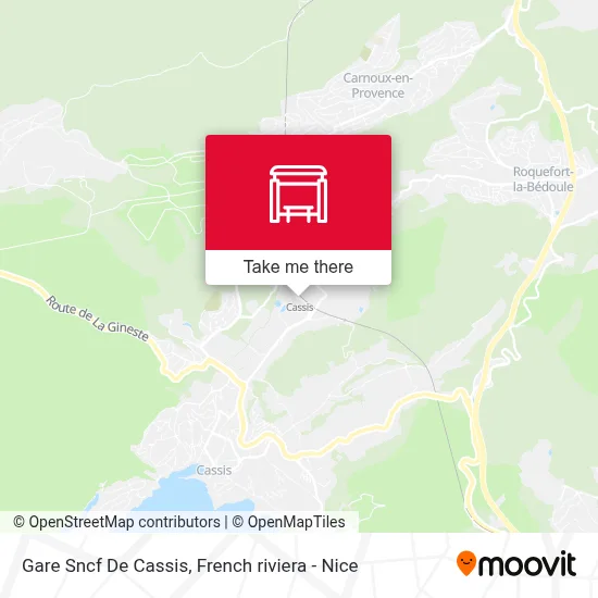 Gare Sncf De Cassis map
