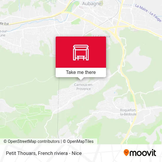 Petit Thouars map