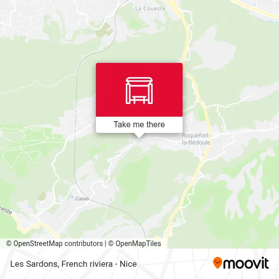 Les Sardons map