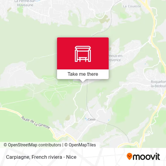 Carpiagne map
