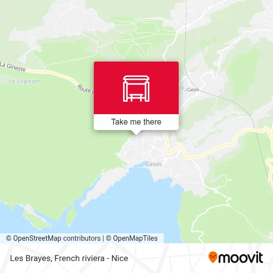 Les Brayes map