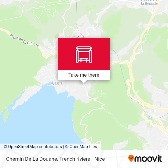 Chemin De La Douane map