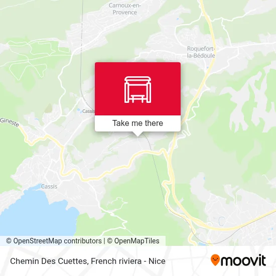 Chemin Des Cuettes map