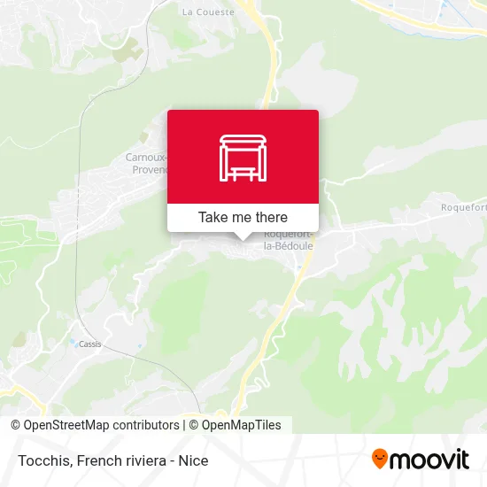 Mapa Tocchis