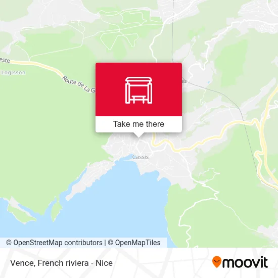 Vence map