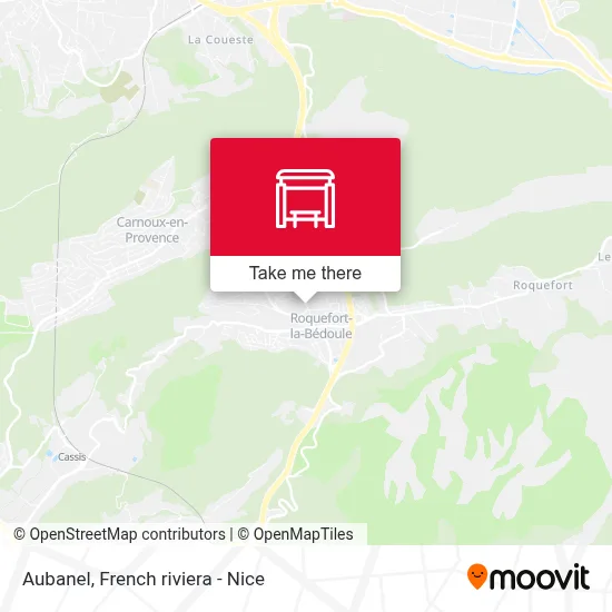 Aubanel map