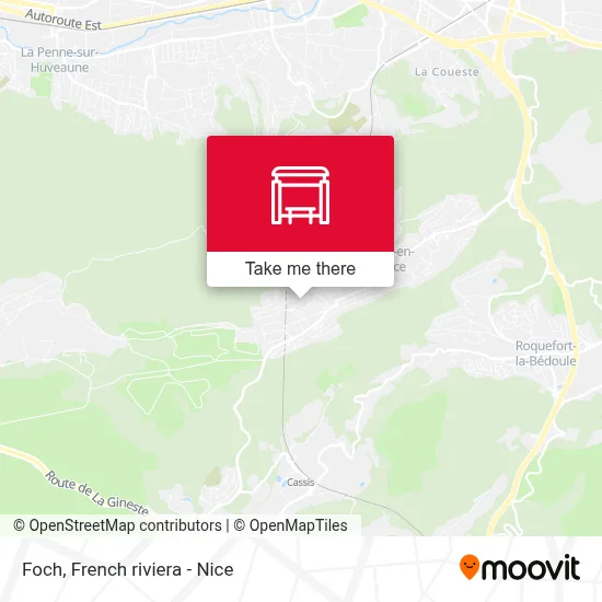 Mapa Foch