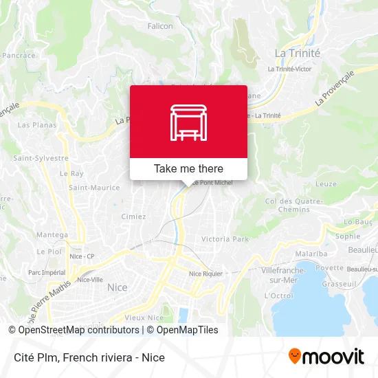 Cité Plm map