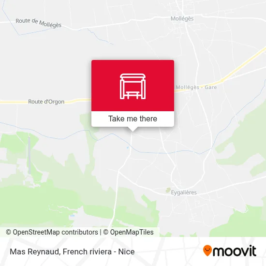 Mapa Mas Reynaud