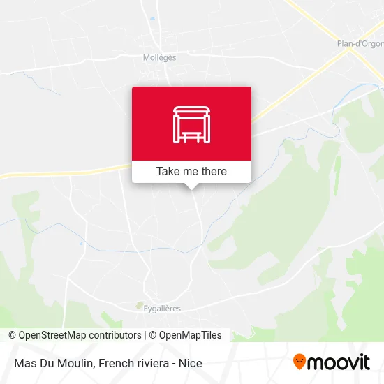 Mas Du Moulin map