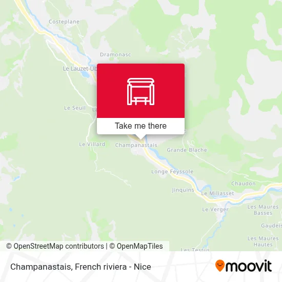 Champanastais map