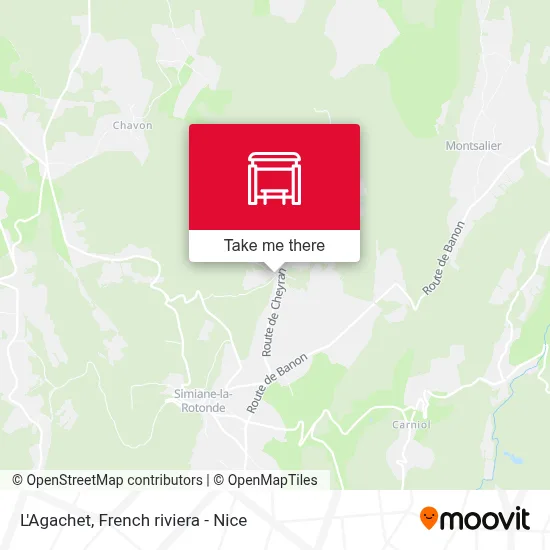 Mapa L'Agachet
