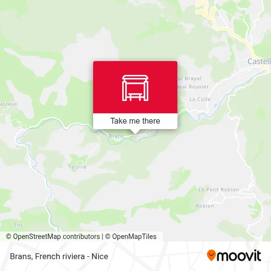 Mapa Brans