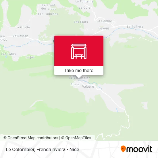 Le Colombier map