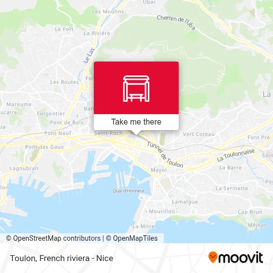 Toulon map