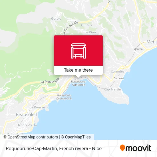 Roquebrune-Cap-Martin map