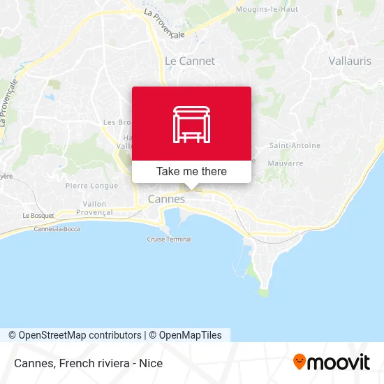 Cannes map
