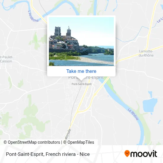 Pont-Saint-Esprit map