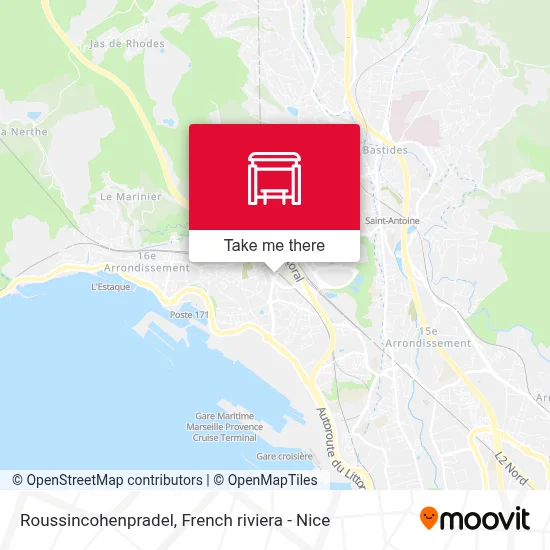 Mapa Roussincohenpradel