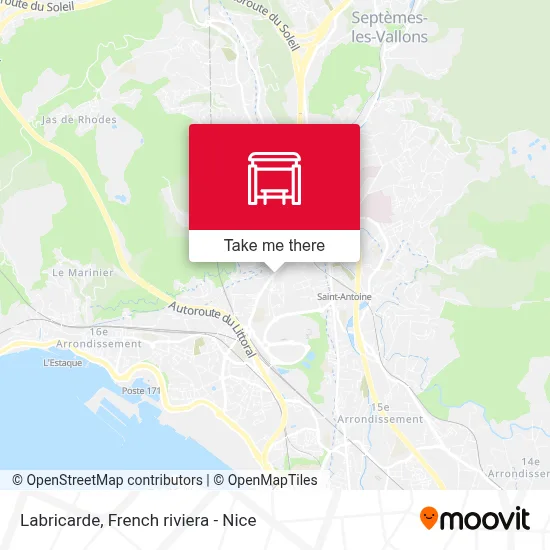 Mapa Labricarde