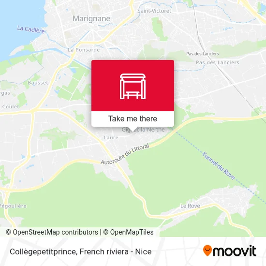 Collègepetitprince map