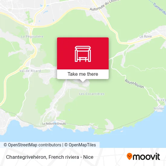 Chantegrivehéron map