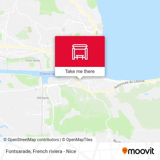 Mapa Fontsarade