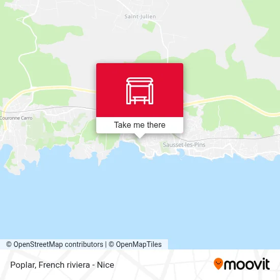 Peuplier map