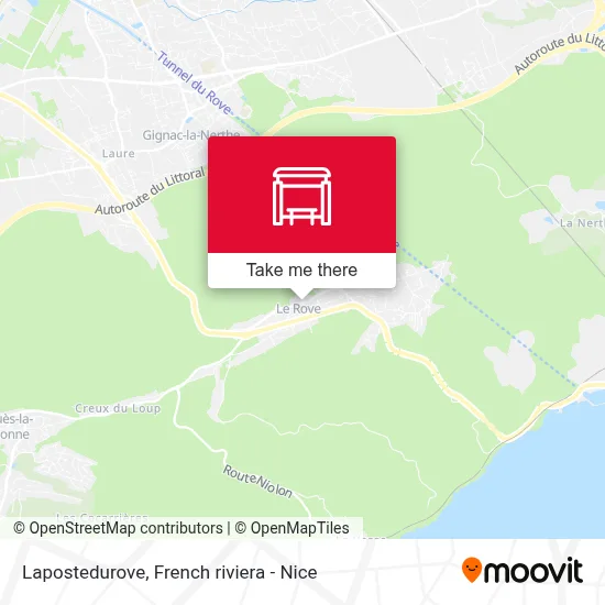 Lapostedurove map