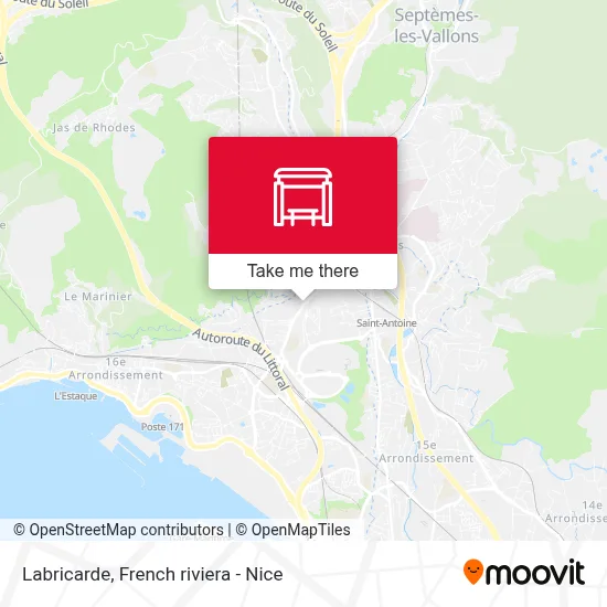 Mapa Labricarde