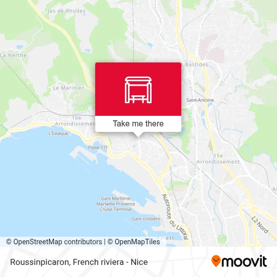 Mapa Roussinpicaron