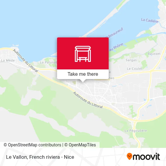 Le Vallon map