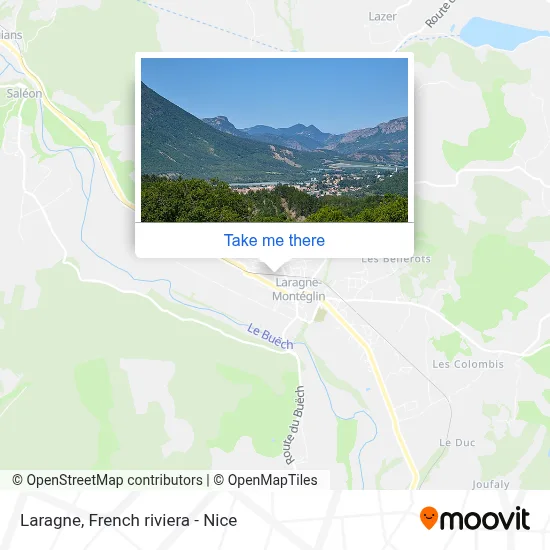 Laragne map