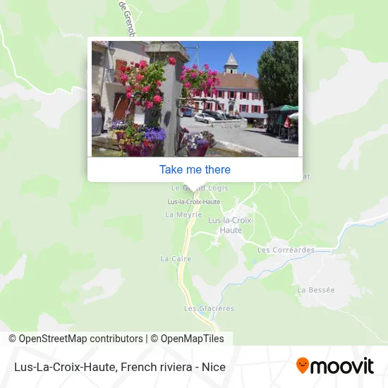 Lus-La-Croix-Haute map