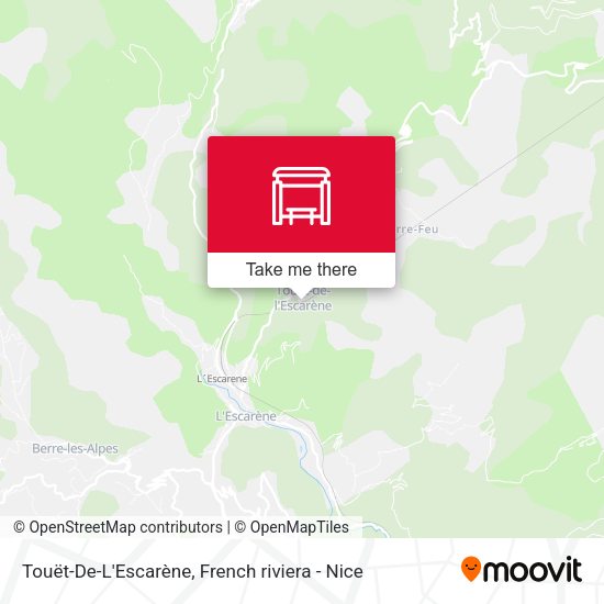 Touët-De-L'Escarène map