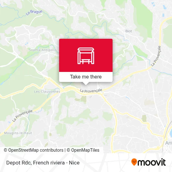 Depot Rdc map