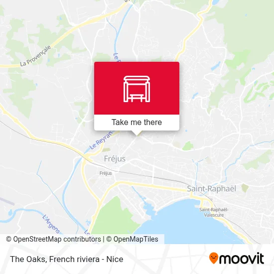 Les Chênes map
