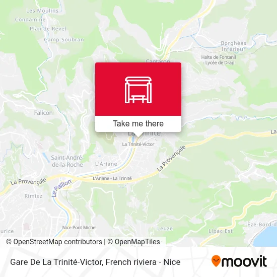 Gare De La Trinité-Victor map