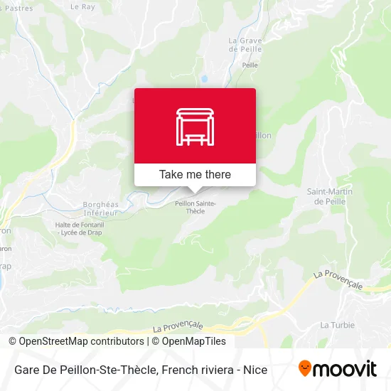Gare De Peillon-Ste-Thècle map