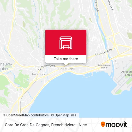 Gare De Cros-De-Cagnes map
