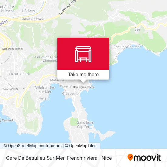 Gare De Beaulieu-Sur-Mer map