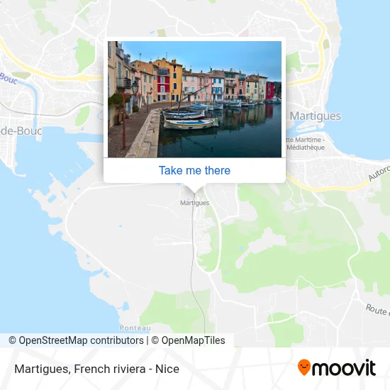 Martigues map