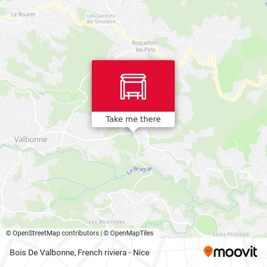 Mapa Bois De Valbonne