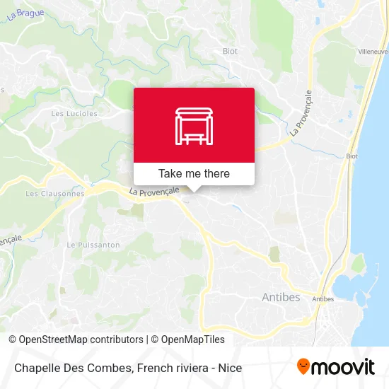 Chapelle Des Combes map