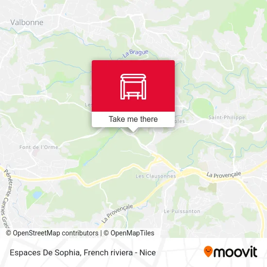 Espaces De Sophia map