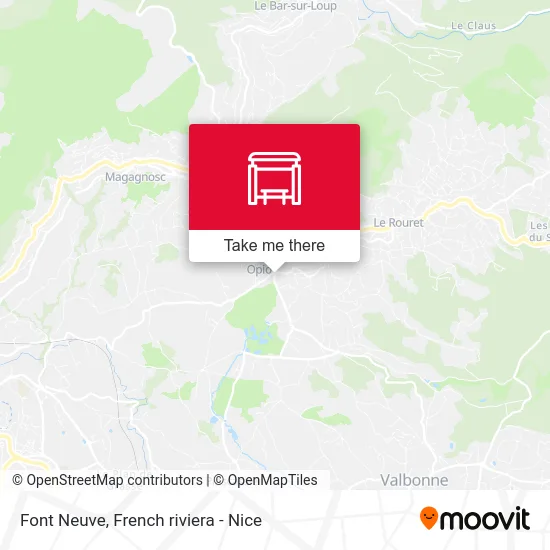 Font Neuve map