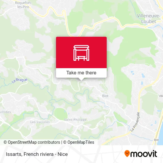 Issarts map